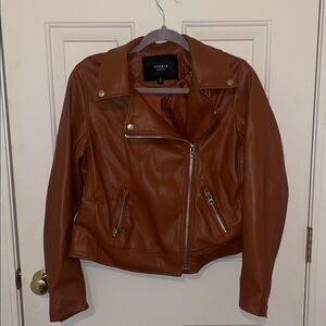 Torrid Women's Tan Leather Jacket
